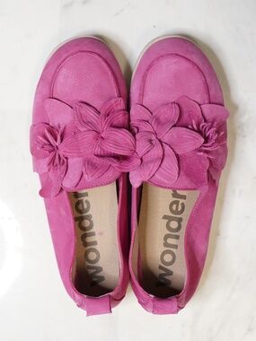 Wonders Mocasines FLYFIT 05 Fucsia, Size 8.5